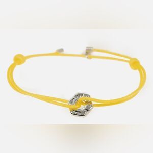 Marc By Marc Jacobs Bolt Friendship Stretch Bracelet - Safety Yellow NWT